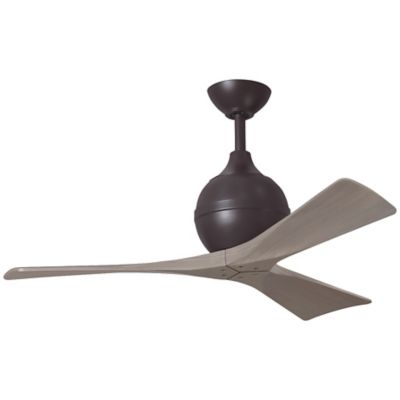 Atlas Fan Company Irene 3-Blade Ceiling Fan - Color: Bronze - Blade Color: 