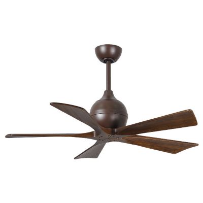 Atlas Fan Company Irene 5-Blade Ceiling Fan - Color: Wood tones - IR5-TB-WA