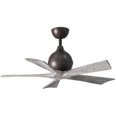 Atlas Fan Company Irene 5-Blade Ceiling Fan - Color: Grey - IR5-TB-BW-42