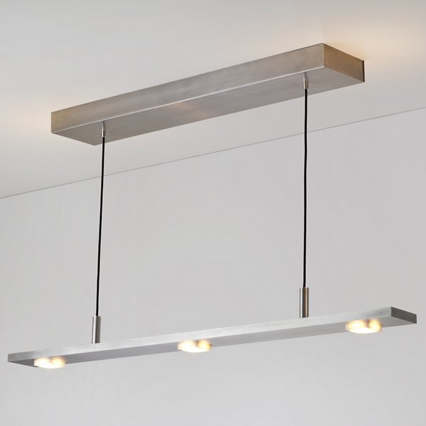 Cerno Brevis LED Linear Pendant Light - Color: Silver - Size: Small - 06-92