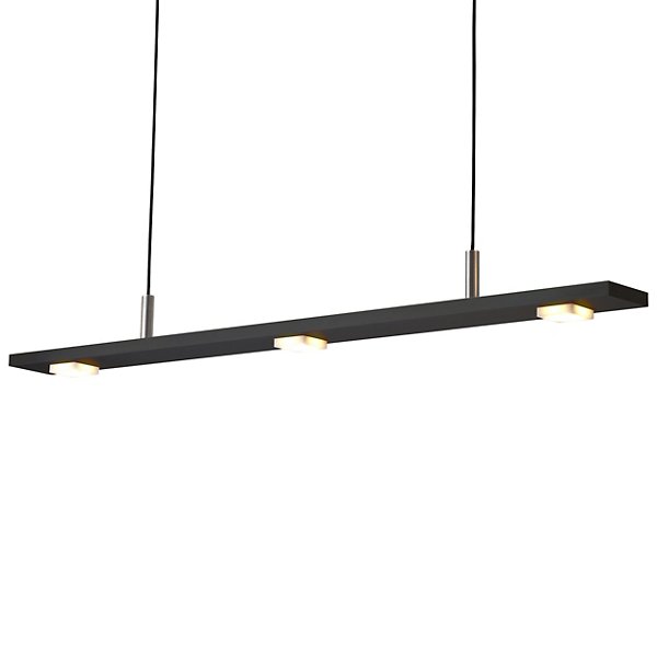 Cerno Brevis LED Linear Pendant Light - Color: Black - Size: Small - 06-920