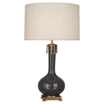 Robert Abbey Athena Table Lamp - Color: Grey - Size: 1 light - CR992