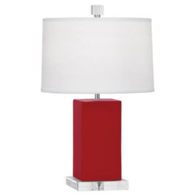 Robert Abbey Harvey Table Lamp - Color: Purple - Size: Small - RR990