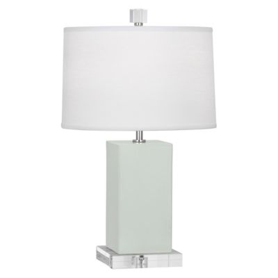 Robert Abbey Harvey Table Lamp - Color: White - Size: Small - CL990