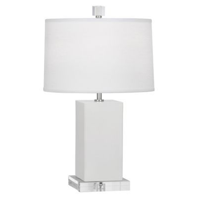 Robert Abbey Harvey Table Lamp - Color: Purple - Size: Small - LY990