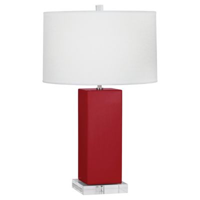 Robert Abbey Harvey Table Lamp - Color: Red - Size: Large - RR995