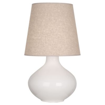 Robert Abbey June Table Lamp - Color: White - Size: 1 light - LY991