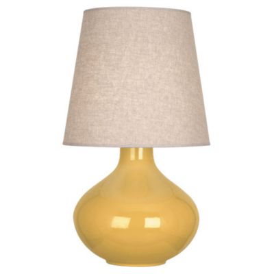 Robert Abbey June Table Lamp - Color: Yellow - Size: 1 light - SU991