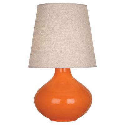 Robert Abbey June Table Lamp - Color: Orange - Size: 1 light - PM991