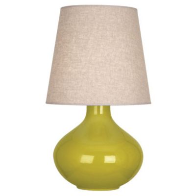 Robert Abbey June Table Lamp - Color: Green - Size: 1 light - CI991