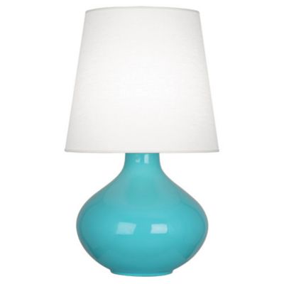 Robert Abbey June Table Lamp - Color: Blue - Size: 1 light - EB993