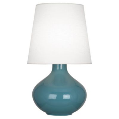 Robert Abbey June Table Lamp - Color: Turquoise - Size: 1 light - OB993