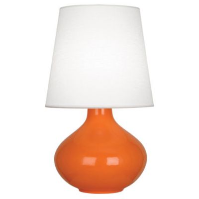 Robert Abbey June Table Lamp - Color: Orange - Size: 1 light - PM993