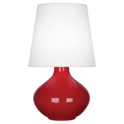 Robert Abbey June Table Lamp - Color: Red - Size: 1 light - RR993