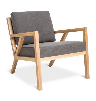 Gus Modern Truss Lounge Chair - Color: Grey - ECCHTRUS-vinsmo-an