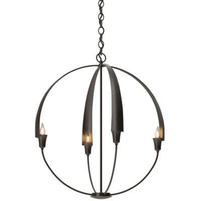 Hubbardton Forge Cirque Chandelier - Color: Bronze - Size: Large - 104203-1