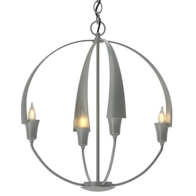 Hubbardton Forge Cirque Chandelier - Color: Silver - Size: Small - 104201-1