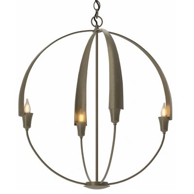 Hubbardton Forge Cirque Chandelier - Color: Gold - Size: Large - 104203-100