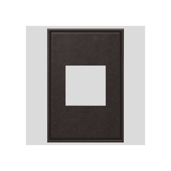 Legrand Adorne Wall Plate - Color: Bronze - Size: 1-Gang - AWC1G2OB4