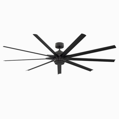 Fanimation Odyn LED Indoor/Outdoor Ceiling Fan - Color: Black - Blade Color