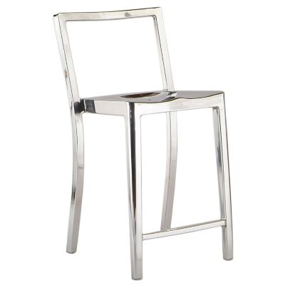 Emeco Icon Stool - Color: Silver - Size: Counter - ICONCTR 24P