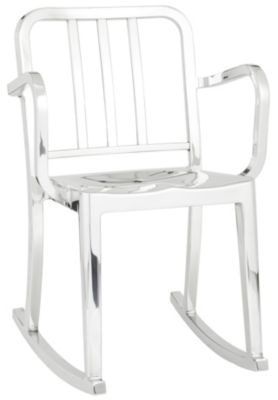 Emeco Heritage Rocking Chair - Color: Silver - HERROC AP