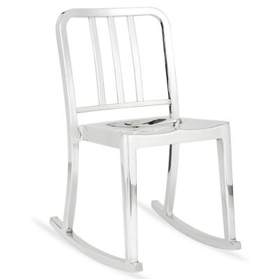 Emeco Heritage Rocking Chair - Color: Silver - HERROC P