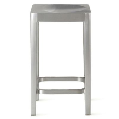 Emeco Stool - Color: Silver - Size: Counter - STOL 24