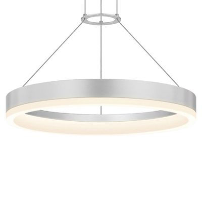 SONNEMAN Lighting Corona LED Ring Pendant Light - Color: Polished - Size: S