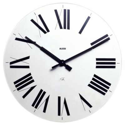 Alessi Firenze Wall Clock - Color: White - 12 W