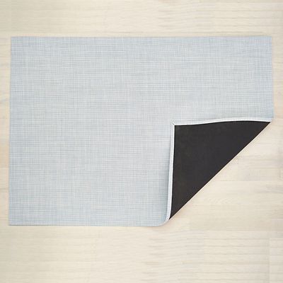 Chilewich Mini Basketweave Floor Mat - Color: Blue - Size: 35 x 48 - 2