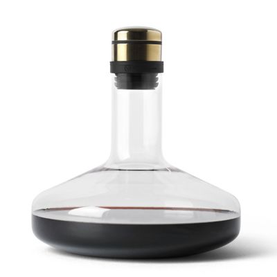 Audo Copenhagen Wine Breather Carafe in Grey, Size: Deluxe