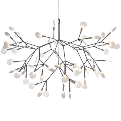 Moooi Heracleum III LED Chandelier - Color: Silver - Size: 38.6  - 87182