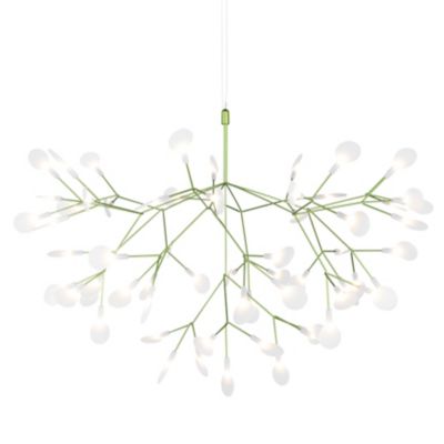 Moooi Heracleum III LED Chandelier - Color: Green - Size: 38.6  - 871828