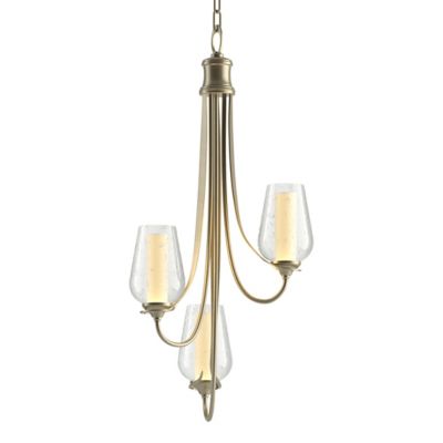 Hubbardton Forge Flora Chandelier - Color: Gold - Size: 3 light - 103033-10