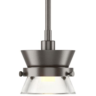 Hubbardton Forge Apparatus Mini Pendant Light - Color: Clear - Size: 1 ligh