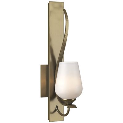 Hubbardton Forge Flora Indoor Wall Sconce - Color: Polished - Size: 1 light
