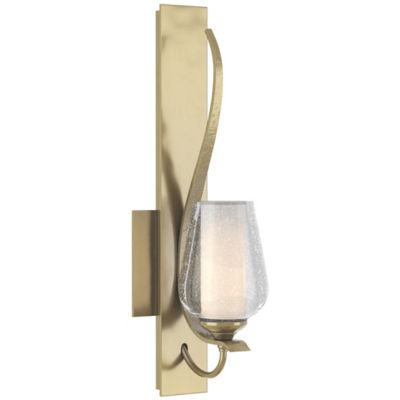 Hubbardton Forge Flora Indoor Wall Sconce - Color: Polished - Size: 1 light