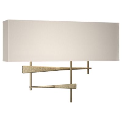 Hubbardton Forge Cavaletti Wall Sconce - Color: Beige - Size: 2 light - 207