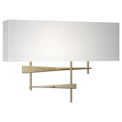 Hubbardton Forge Cavaletti Wall Sconce - Color: White - Size: 2 light - 207