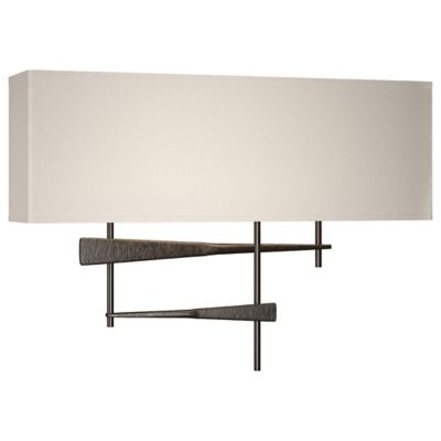 Hubbardton Forge Cavaletti Wall Sconce - Color: Beige - Size: 2 light - 207