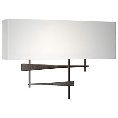 Hubbardton Forge Cavaletti Wall Sconce - Color: White - Size: 2 light - 207