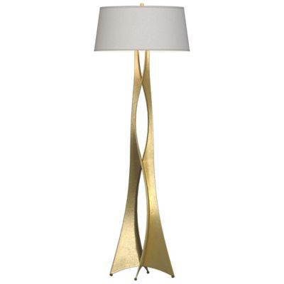 Hubbardton Forge Moreau Floor Lamp - Color: Brass - Size: 1 light - 233070-