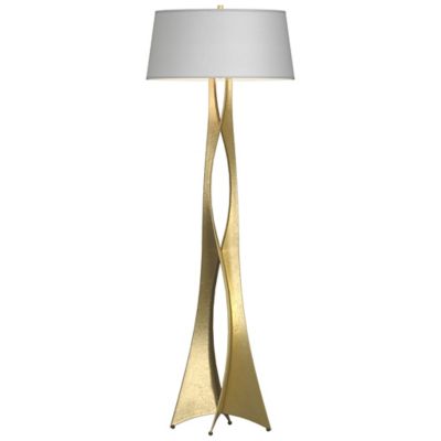 Hubbardton Forge Moreau Floor Lamp - Color: Brass - Size: 1 light - 233070-