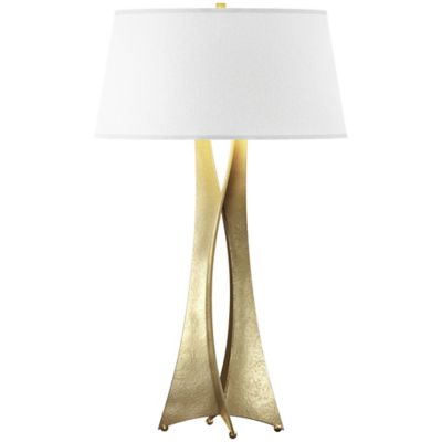 Hubbardton Forge Moreau Tall Table Lamp - Color: Polished - Size: 1 light -