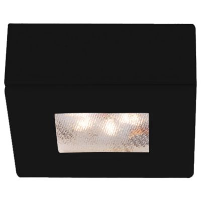 WAC Lighting LEDme Square Button Light - Color: Black - HR-LED87S-BK