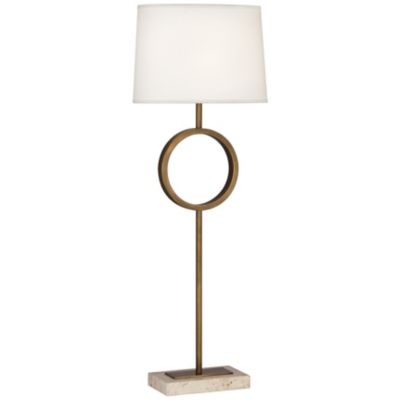 Robert Abbey Logan Buffet Table Lamp - Color: Brass - Size: 1 light - 2257