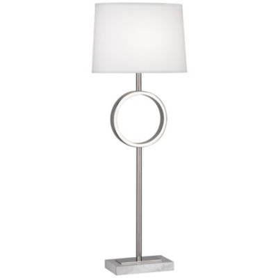 Robert Abbey Logan Buffet Table Lamp - Color: Silver - Size: 1 light - 2792