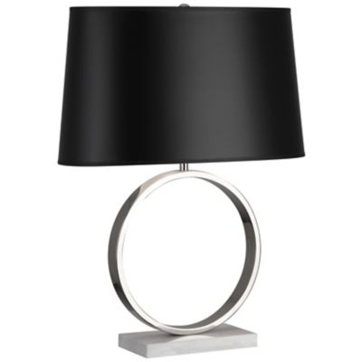 Robert Abbey Logan Table Lamp - Color: Silver - Size: 1 light - 2791B