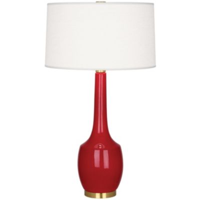 Robert Abbey Delilah Table Lamp - Color: Red - Size: 1 light - RR701